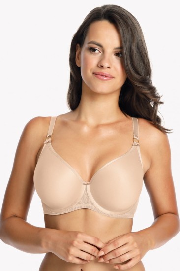 Gaia BS 1082  biustonosz full cup usztywniany kopa beżowy