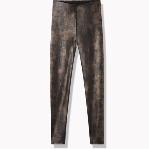 Tezenis Legginsy termiczne ombre cieniowane efekt skóry