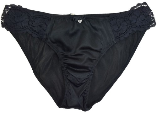 Intimissimi Silk jedwabne majtki figi czarne