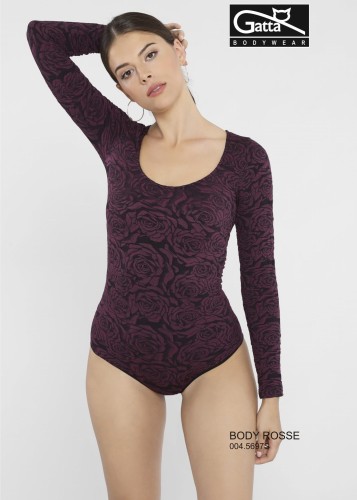 GATTA BODY ROSSE  vino rosso w tłoczone róże S