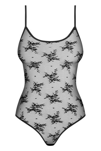 Obsessive body JENNIFAIRY w kolorze czarnym z koronki