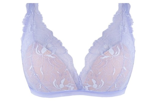 Unikat Melisa koronkowa braletka w kolorze pastelowego fioletu