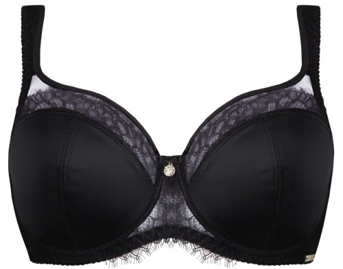 Unikat DOROTHY SOFT biustonosz miękki czarny z koronką