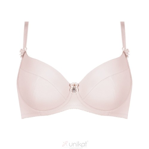 Unikat BIUSTONOSZ CELINA BEŻ usztywniany full cup