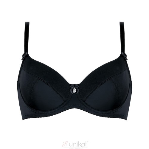 Unikat BIUSTONOSZ CELINA CZARNY usztywniany full cup 