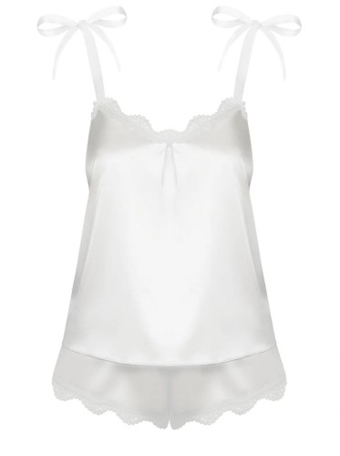 Obsessive Komplet Prima Neve  satynowy top i szorty