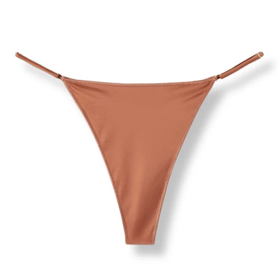Tezenis majtki stringi mini z błyszczącej microfibry