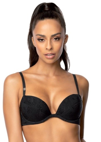 Mat Terrie Biustonosz z efektem push-u czarny