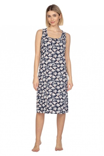 Regina koszula nocna bawełniana długa wzory