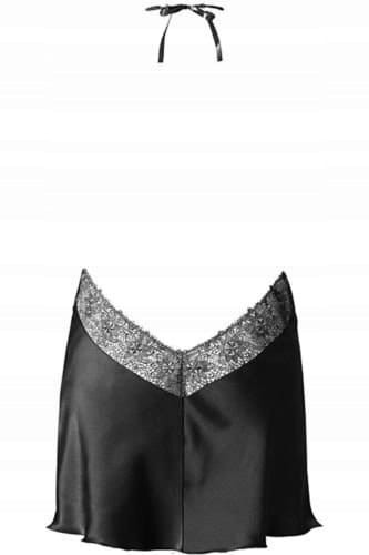 INTIMISSIMI-jedwabna-czarna-koszulka-halka-spodniczka