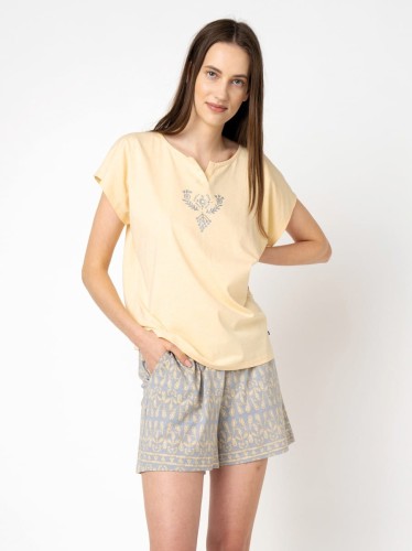 Kay piżama top koszulka i spodnie LNS 795 A24 