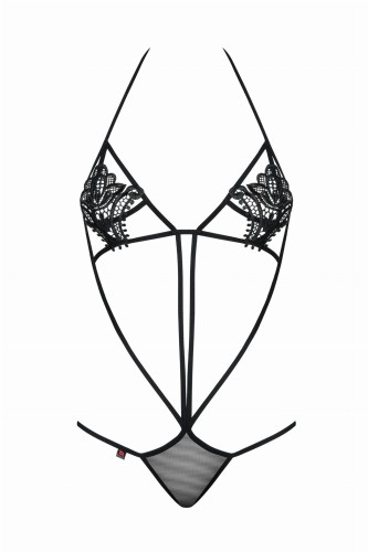 Obsessive BODY LUIZA z cienkich paseczków czarne S/M