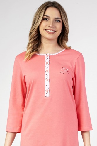 Regina koszula nocna bawełniana 139 3/4 R rozpinana