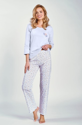 taro PIŻAMA ARIELLA z bawełny dwuczęściowa 3240 3/4 R