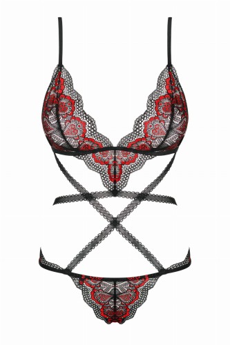 Obsessive BODY MEGIES z ozdobnymi paskami