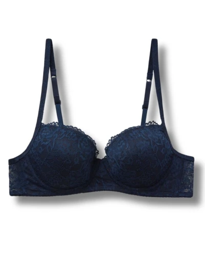 Tezenis Prague biustonosz usztywniany full cup granatowy