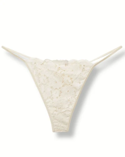 Tezenis majtki stringi koronkowe ecru 