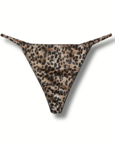 Tezenis majtki stringi w panterkę paski