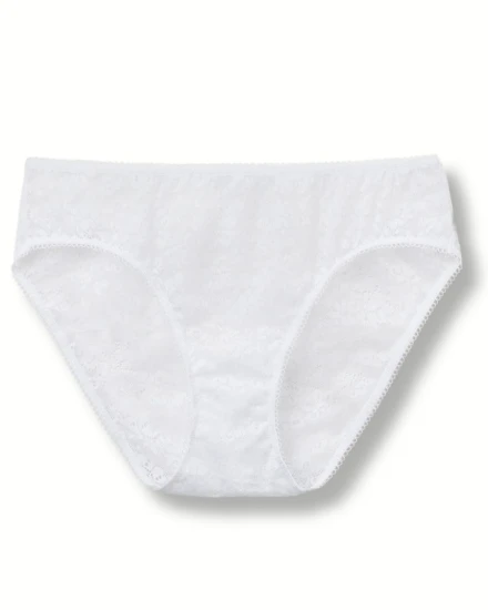 Tezenis eleganckie majtki figi koronkowe białe